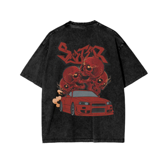 Washed R34 Skulls Tee