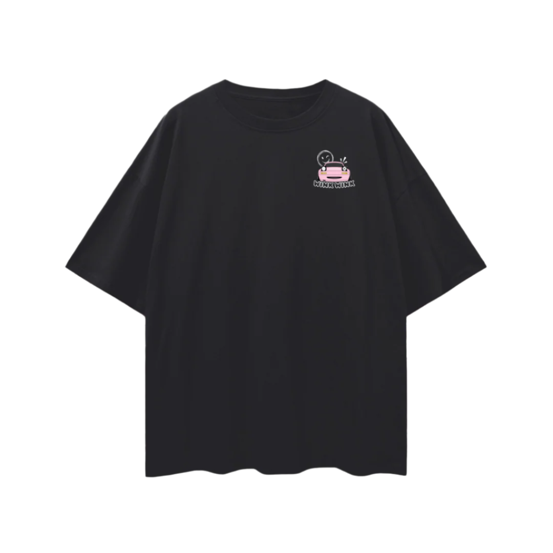 Wink Wink Miata Oversized Tee