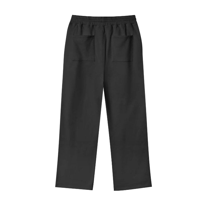 STRAIGHT LEG "SCOUTER" SWEATS / BLACK