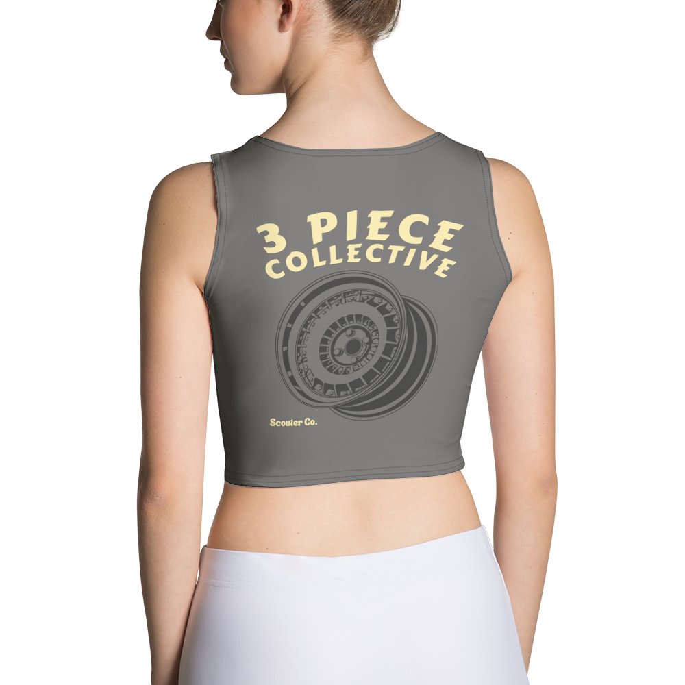 3 Piece Collective Crop Top - Grey - SCOUTER.CO