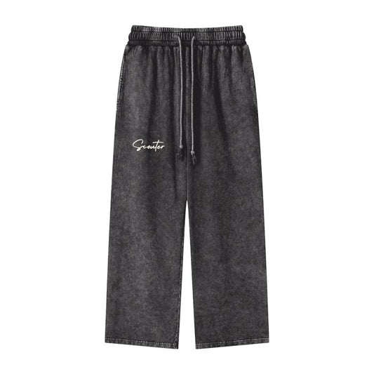 ACID WASH STRAIGHT LEG "SCOUTER" SWEATS - SCOUTER.CO