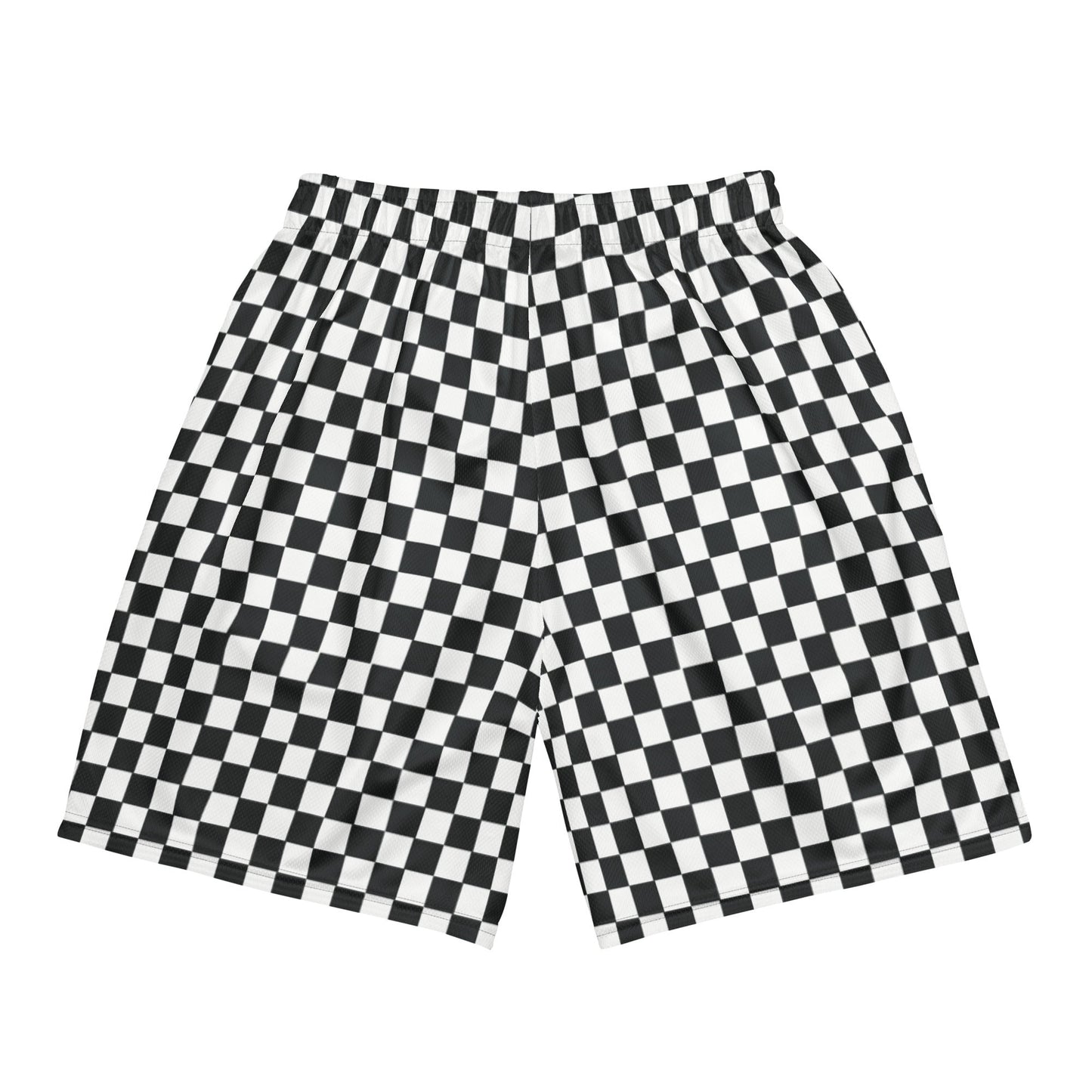 Checkered Scouter Shorts - White - SCOUTER.CO