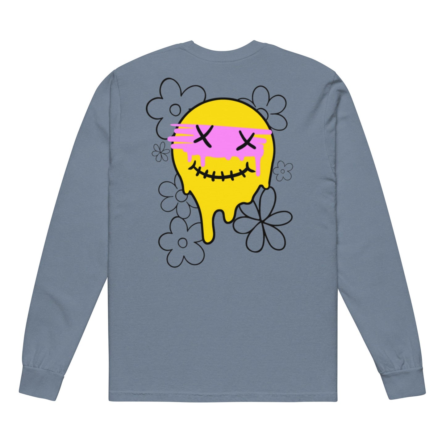 Men's Long Sleeve Smiley Shirt - SCOUTER.CO