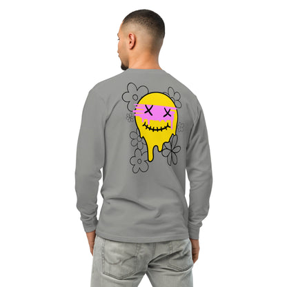 Men's Long Sleeve Smiley Shirt - SCOUTER.CO