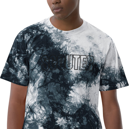 Oversized Tie - Dye "SCOUTER" T-Shirt - SCOUTER.CO