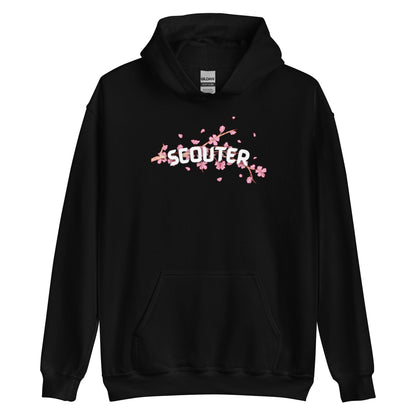 SCOUTER Cherry Blossom Hoodie - BLACK - SCOUTER.CO