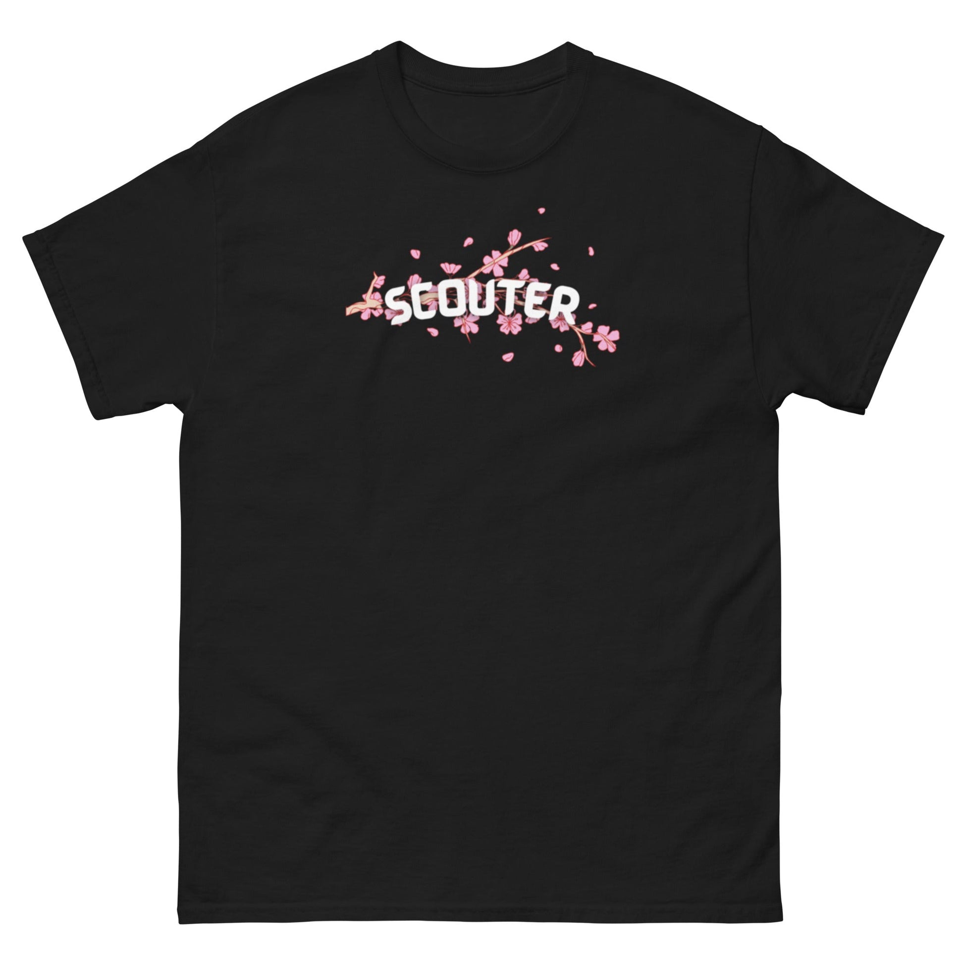 SCOUTER Cherry Blossom T-Shirt - BLACK - SCOUTER.CO