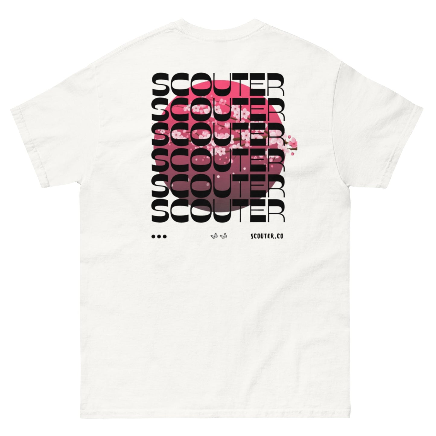 SCOUTER Cherry Blossom T-Shirt - WHITE - SCOUTER.CO