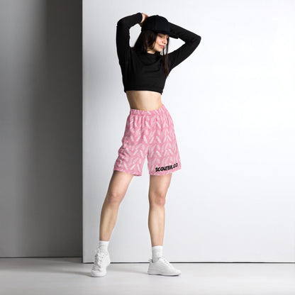 Scouter.co Flock Shorts - Pink - SCOUTER.CO