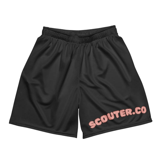 Scouter.co Glitched Matte Grey Shorts - SCOUTER.CO