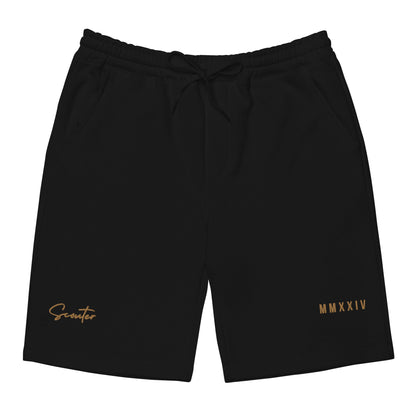 Signature "Scouter" Fleece Shorts - Black - SCOUTER.CO