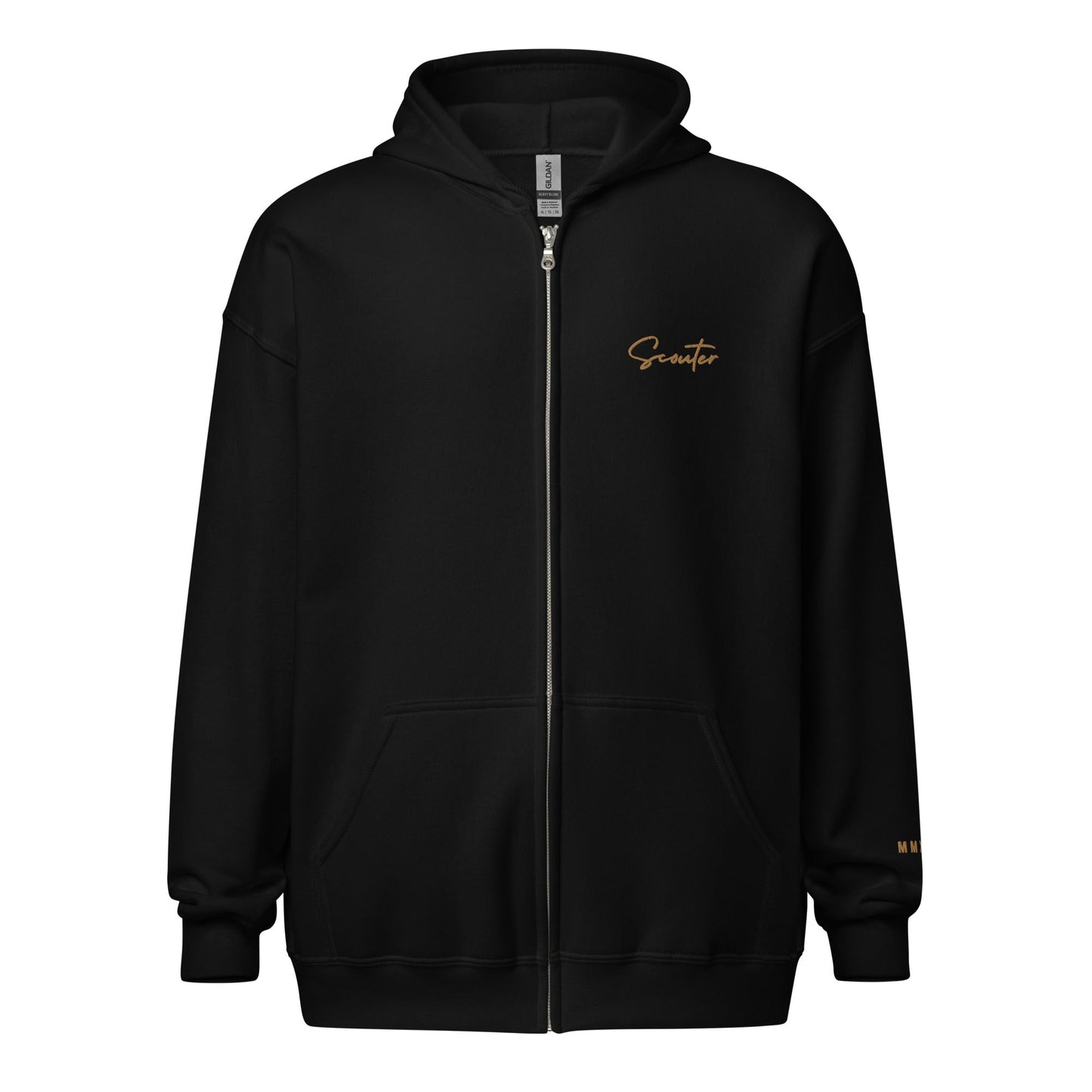 Signature "Scouter" Zip - Up Hoodie - Black - SCOUTER.CO