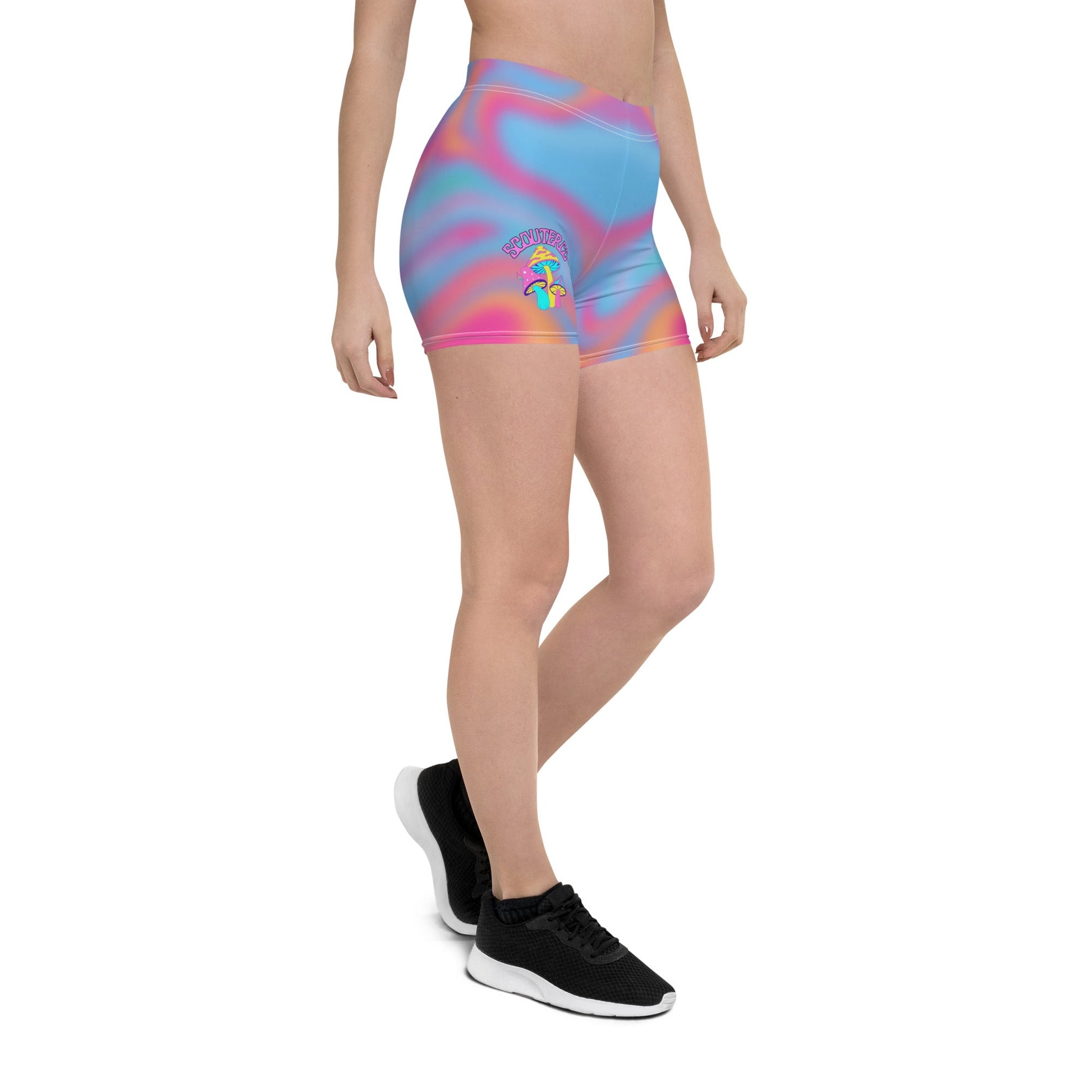 Trippy Biker Shorts - SCOUTER.CO