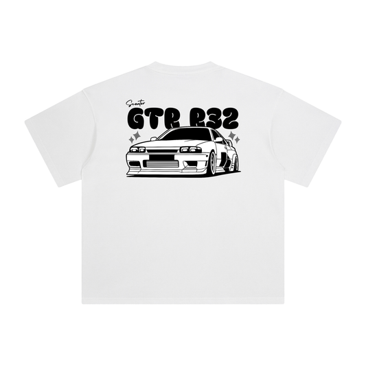 GTR R32 OVERSIZED TEE (WHITE)
